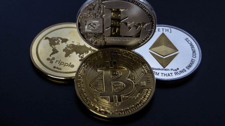 three different types of bitcoin coins