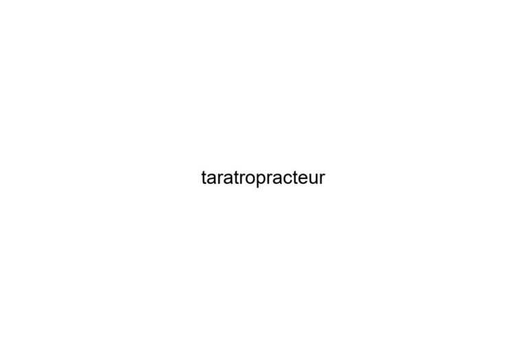 taratropracteur