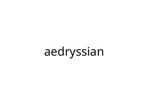 aedryssian