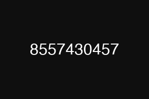 8557430457