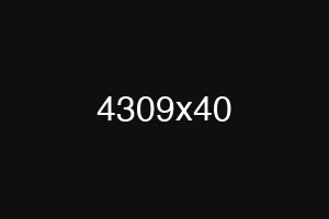 4309x40
