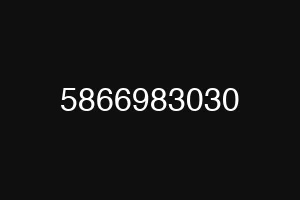 5866983030