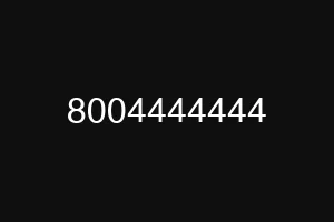 8004444444