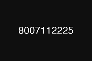 8007112225