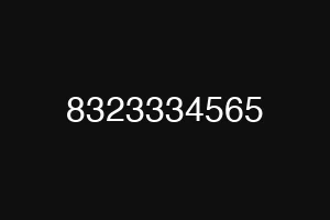 8323334565