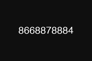 8668878884